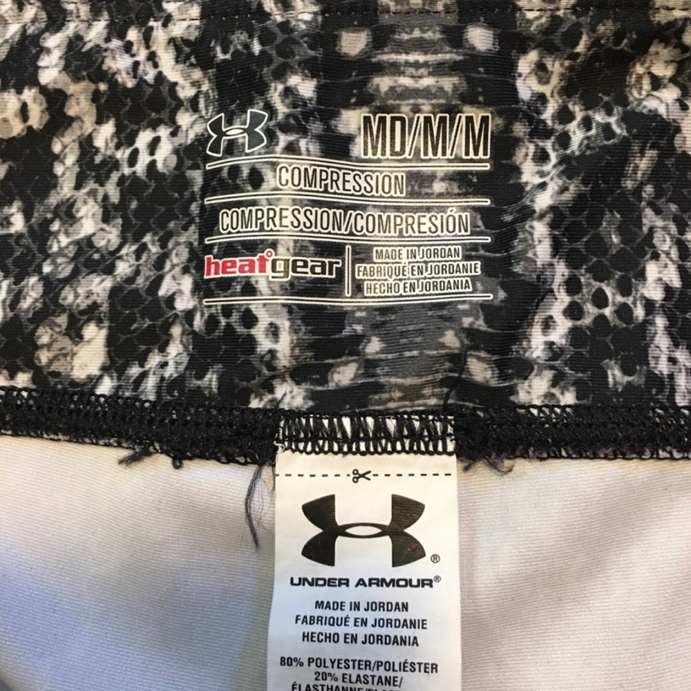 Under armour compression snakeskin leggings SOLD